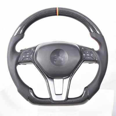 品質  Carbon Fiber 3K Carbon Fiber Steering Wheel Compatible For Benz W212 工場